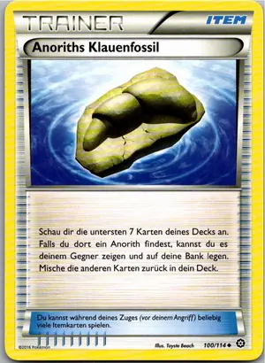 Anoriths Klauenfossil Exemplar 1,25 €