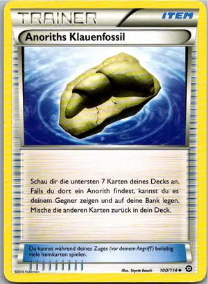Anoriths Klauenfossil Exemplar 1,25 €