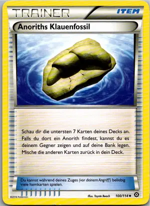 Anoriths Klauenfossil Exemplar 1,25 €
