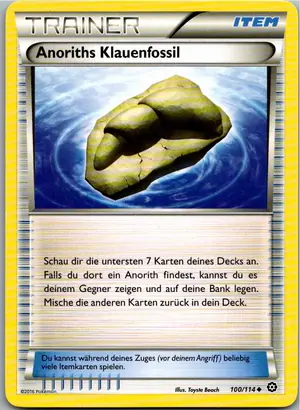 Anoriths Klauenfossil Exemplar 1,25 €