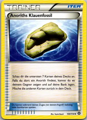 Anoriths Klauenfossil Exemplar 1,25 €