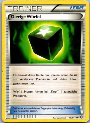 Gierige Würfel Exemplar 1,25 €