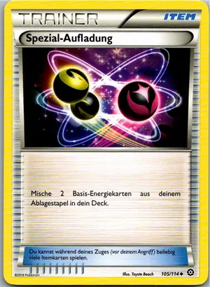 Pokémon-Karte Spezial-Aufladung 105/114 Dampfkessel