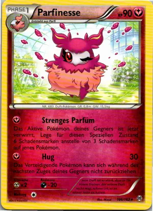 Pokémon-Karte Parfinesse 106/162 TURBOstart