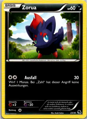 Zorua Exemplar 2,95 €