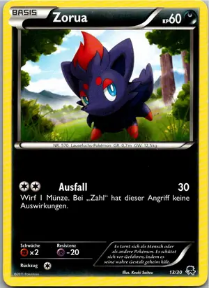 Zorua Exemplar 2,95 €