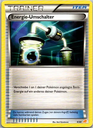 Pokémon-Karte Energie -Umschalter 4/30 BW trainer Kit (Excadrill)