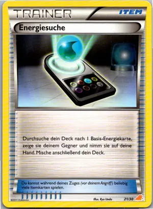 Pokémon-Karte Energiesuche 21/30 BW trainer Kit (Excadrill)