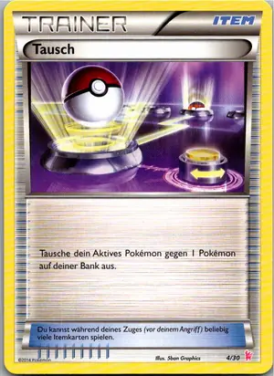 Pokémon-Karte Tausch 4/30 XY trainer Kit (Sylveon)