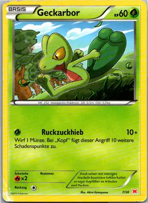 Pokémon-Karte Geckarbor 7/30 XY trainer Kit (Latias)
