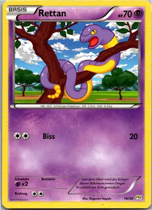 Pokémon-Karte Rettan 16/30 XY trainer Kit (Noivern)