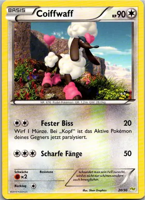 Pokémon-Karte Coiffwaff 20/30 XY trainer Kit (Noivern)