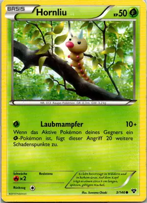 Pokémon-Karte Hornliu 3/146 XY