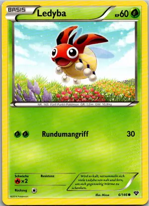 Pokémon-Karte Ledyba 6/146 XY