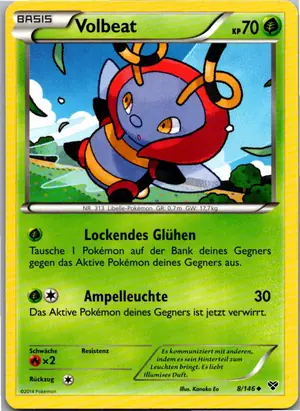 Pokémon-Karte Volbeat 8/146 XY