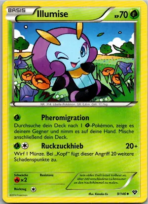 Pokémon-Karte Illumise 9/146 XY