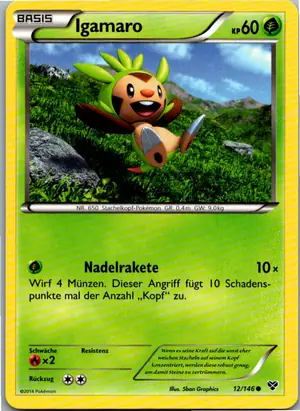 Pokémon-Karte Igamaro 12/146 XY