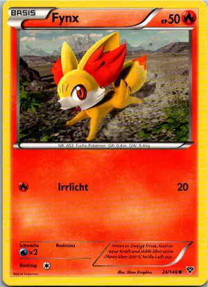 Pokémon-Karte Fynx 24/146 XY