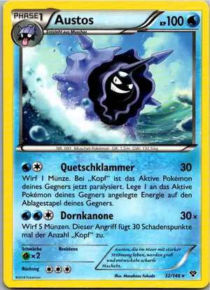 Pokémon-Karte Austos 32/146 XY