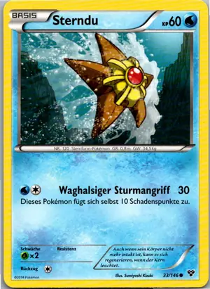 Pokémon-Karte Sterndu 33/146 XY