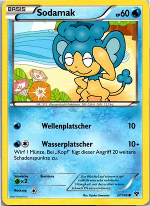 Pokémon-Karte Sodamak 37/146 XY