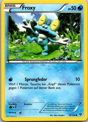 Pokémon-Karte Froxy 39/146 XY