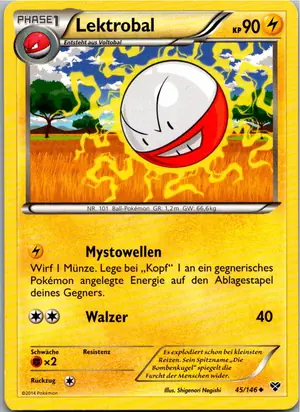 Pokémon-Karte Lektrobal 45/146 XY