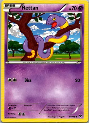 Pokémon-Karte Rettan 47/146 XY