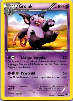 Pokémon-Karte Groink 50/146 XY