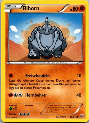 Pokémon-Karte Rihorn 60/146 XY
