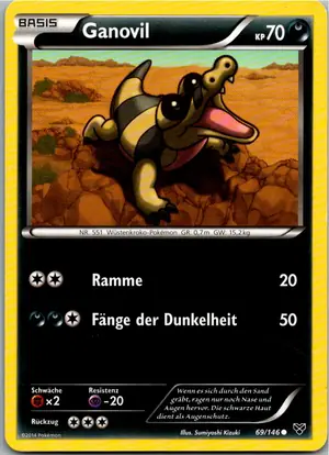 Pokémon-Karte Ganovil 69/146 XY