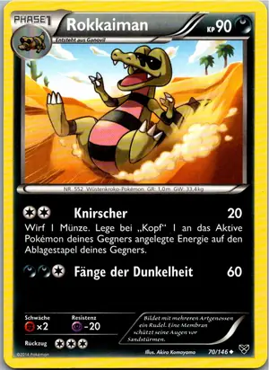 Pokémon-Karte Rokkaiman 70/146 XY