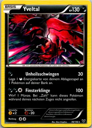 Pokémon-Karte Yveltal 78/146 XY