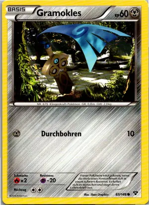 Pokémon-Karte Gramokles 83/146 XY