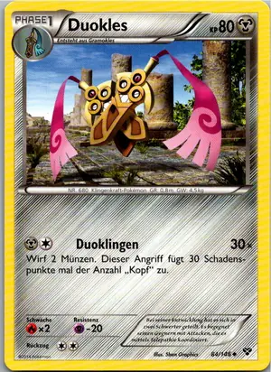 Pokémon-Karte Duokles 84/146 XY