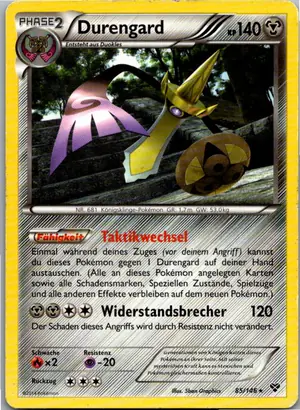 Pokémon-Karte Durengard 85/146 XY