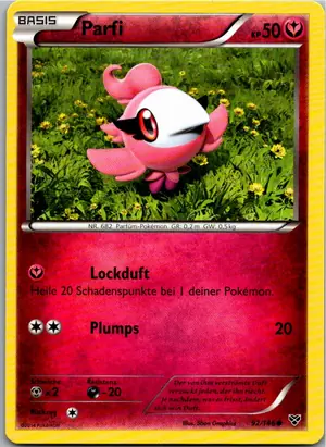 Pokémon-Karte Parfi 92/146 XY