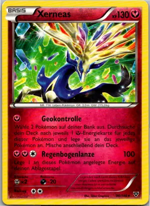 Pokémon-Karte Xerneas 96/146 XY