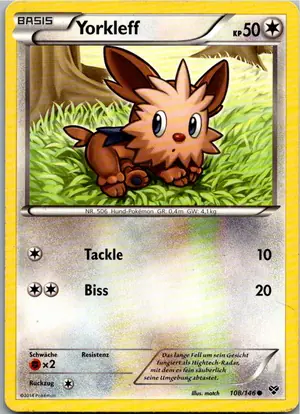 Pokémon-Karte Yorkleff 108/146 XY