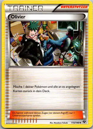 Pokémon-Karte Olivier 115/146 XY