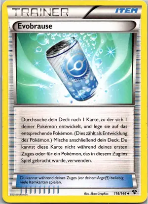 Pokémon-Karte Evobrause 116/146 XY