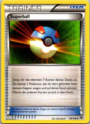 Pokémon-Karte Superball 118/146 XY