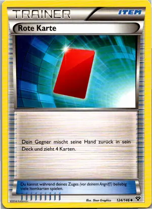 Pokémon-Karte Rote 124/146 XY