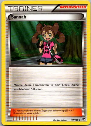 Pokémon-Karte Sannah 127/146 XY