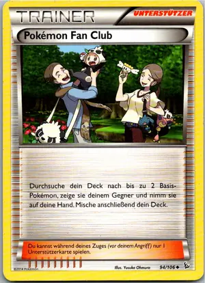 Pokémon-Karte Fan Club 94/106 Flammenmeer