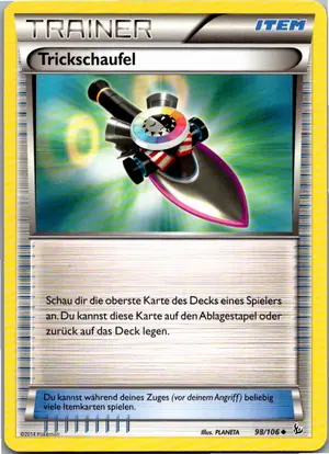 Pokémon-Karte Trickschaufel 98/106 Flammenmeer