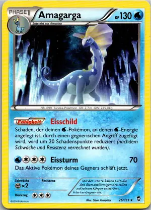 Pokémon-Karte Amagarga 26/111 Fliegende Fäuste