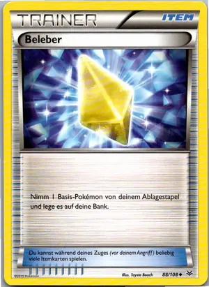 Pokémon-Karte Beleber 88/108 Drachenleuchten