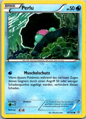 Pokémon-Karte Perlu 49/160 Protoschock