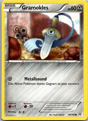 Pokémon-Karte Gramokles 98/160 Protoschock